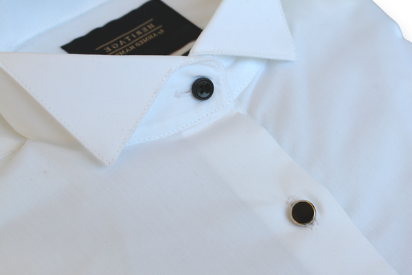 Tuxedo Shirt - Plain - Wing Collar