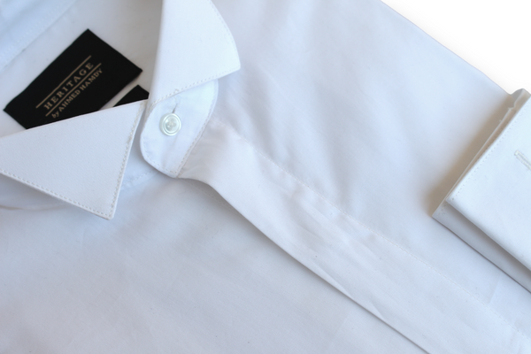 Tuxedo Shirt - Plain - Wing Collar